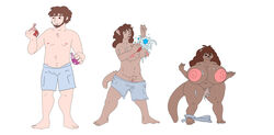 ashwolves5 breasts female human joducus male mammal mustelid otter transformation