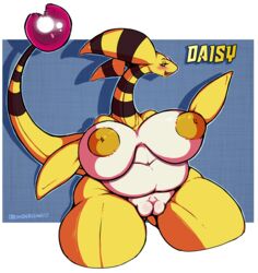 1girls 2017 alpha_channel ampharos anthro areolae belly big_breasts black_fur black_sclera blue_background blush breasts chubby erect_nipples eyelashes female female_only half-closed_eyes huge_breasts inverted_nipples looking_away navel nintendo nipples nude oblivionrising open_mouth original_character overweight pokemon pokemon_(species) pokemon_gsc pussy smile solo tail teeth text thick_thighs tongue video_games white_fur wide_hips yellow_eyes yellow_fur