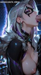 1girls 1girls1boy ai_generated animated animation beautiful black_cat_(marvel) blowjob blowjob_face breasts cum cute cute_face deepthroat female fevideos hi_res highres licking_penis marvel marvel_comics naked nude sex smooth_skin straight sucking sucking_penis tagme video