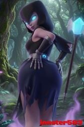 1girls 3d 3d_animation 3d_model ai ai_assisted ai_generated artist_name big big_ass bikini black_bikini black_bikini_top black_body breasts breasts_out clash clash_(series) clash_of_clans clash_royale dance dancer dancer_outfit female female_only jonster583 night_witch_(clash_royale) nude shorter_than_one_minute solo solo_female solo_focus supercell tagme video watermark