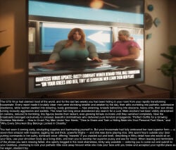 ai_assisted amazonian femdom femdom_caption matriarchy muscular_female smaller_male tall_female