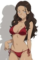 ai_generated avatar_the_last_airbender bikini katara red_bikini sexy_pose tagme tagme_(artist)