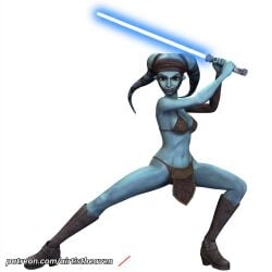 aayla_secura ai_generated alien alien/human alien_girl alien_humanoid bed bedroom bikini blue_body bra clone_wars female female_focus female_only looking_at_viewer panties patreon patreon_username pinup solo solo_female star_wars star_wars:_the_clone_wars tagme thong twi'lek underwear