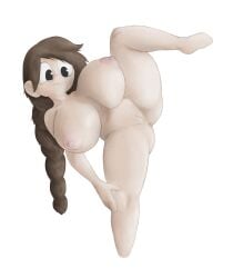 1girls anus areolae barefoot big_breasts breasts completely_nude completely_nude_female female female_only full_body naked naked_female nipples nude nude_female original original_character pose pussy solo solo_female spread_legs yourstrulygarbage