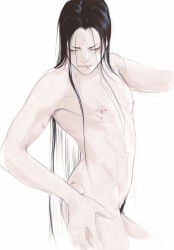 bite_mark bite_marks cyfil7 naked pubic_hair shen_qingqiu solo svsss the_scum_villain's_self-saving_system yaoi