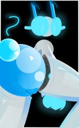 1female 1girl 1girls 2026 big_ass big_eyes blue_body blue_eyes bunny_ears color colored eyelashes female female_focus female_only girl glowing_eyes huge_ass looking_at_viewer looking_back machine metallic_body motion_lines presenting_hindquarters pussy robot robot_girl robot_humanoid round_ass shiny solo solo_female solo_focus tagme tail thick_ass viewed_from_behind yttriumi2f