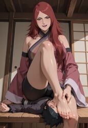 ai_generated feet femdom foot_fetish foot_on_face foot_worship fuuka_(naruto) larger_female maestro22 naruto_shippuden sitting_on_person size_difference uchiha_sasuke