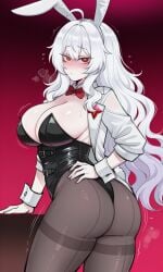 1girls absurd_res ass big_breasts bubble_butt bunny_ears bunny_girl bunny_tail bunnysuit butt darkraiteam erispheria goddess high_resolution hourglass_figure hourglass_figured_female huge_breasts leotard looking_at_viewer playboy_bunny red_eyes suggestive_look thick_legs twitch virtual_youtuber voluptuous voluptuous_female vtuber vtuberfanart white_hair wide_hips youtube youtube_hispanic