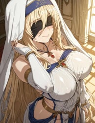 1girls ai_generated blonde_female blonde_hair priest priestess tagme