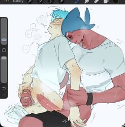 aged_up cjay_black21 cookie_run peppermint_cookie sorbet_shark_cookie