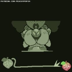 1boy 1female animated blowjob cinnabun_(peachypop34) cum cum_in_pussy cum_inside cum_on_body cum_on_face dark-skinned_female gameboy mating_press peachypop34