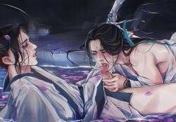blowjob cyfil7 liu_qingge shen_qingqiu svsss the_scum_villain's_self-saving_system yaoi