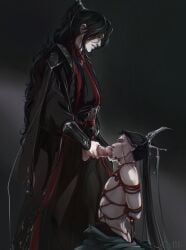 blowjob bondage cyfil7 luo_binghe shen_qingqiu svsss the_scum_villain's_self-saving_system yaoi