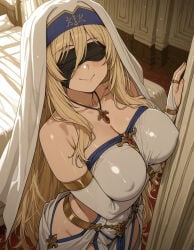 1girls ai_generated artist_request blonde_female blonde_hair character_request copyright_request priest priestess tagme