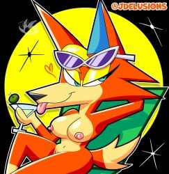 1girls animal_crossing anthro audie_(animal_crossing) breasts female furry jdelusions nude sitting tagme
