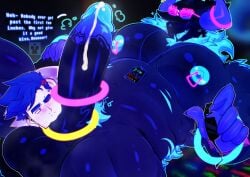 2boys 2d bara big_penis cock_ring cum cum_leaking forsaken_(roblox) gay guest_1337_(the_last_guest) guest_666_(forsaken) nipple_piercing roblox tagme zaflep