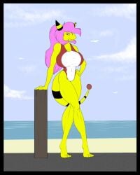 beach beach_background morningstarlewds no_nude sea swimsuit tagme
