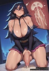 1futa ai_generated balls boku_no_hero_academia breasts cock dickgirl ecchilyna futa futa_only futa_sans_pussy futanari futanari_only girly high_resolution highres horny huge_ass huge_balls huge_boobs huge_breasts huge_butt huge_cock huge_penis huge_testicles huge_thighs medium_ass medium_breasts medium_penis midnight_(my_hero_academia) muscular my_hero_academia patreon penis self_upload sexy stable_diffusion worship