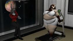 bbw big_breasts breasts cleavage female furry huge_breasts kingofthekabuto overweight queenofthekabuto ssbbw tagme thick_thighs wide_hips