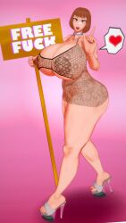 1girls 3d big_ass big_breasts big_thighs breasts brown_hair bust busty chest curvaceous curvy curvy_figure danny_phantom digital_media_(artwork) female heart_pasties hips hourglass_figure huge_ass huge_breasts huge_thighs kaoskatsu large_ass large_breasts large_thighs legs madeline_fenton milf nickelodeon purple_eyes slim_waist thick thick_hips thick_legs thick_thighs thighs voluptuous waist wide_hips wide_thighs