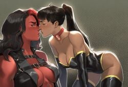 2girls ai_generated amazon ass betty_ross big_ass big_breasts breasts bust busty chest crime_syndicate crossover curvaceous curvy curvy_figure dc dc_comics digital_media_(artwork) female giantess hips hourglass_figure huge_ass huge_breasts hulk_(series) large_ass large_breasts large_female legs light-skinned_female light_skin lois_lane macro macro_female marvel marvel_comics mature mature_female mini_giantess phophopho red-skinned_female red_body red_she-hulk red_skin slim_waist supervillain supervillainess superwoman superwoman_(lois_lane) tall tall_female thick thick_hips thick_legs thick_thighs thighs villain villainess voluptuous waist wide_hips yuri