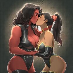 2girls ai_generated amazon ass betty_ross big_ass big_breasts breasts bust busty chest crime_syndicate crossover curvaceous curvy curvy_figure dc dc_comics digital_media_(artwork) female giantess hips hourglass_figure huge_ass huge_breasts hulk_(series) large_ass large_breasts large_female legs light-skinned_female light_skin lois_lane macro macro_female marvel marvel_comics mature mature_female mini_giantess phophopho red-skinned_female red_body red_she-hulk red_skin slim_waist supervillain supervillainess superwoman superwoman_(lois_lane) tall tall_female thick thick_hips thick_legs thick_thighs thighs villain villainess voluptuous waist wide_hips yuri