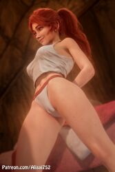 ai_generated alisai752 clair_obscur:_expedition_33 female maelle_(clair_obscur:_expedition_33) red_hair