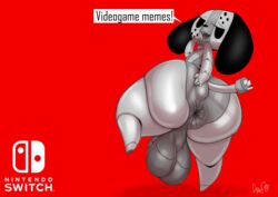 switch dog from nintendo by kingofacesx