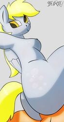 ambiguous_species anthro breasts derpy_hooves duo edit equine female female_on_top friendship_is_magic happy horse human_male j5furry looking_pleasured male mammal my_little_pony nipples nude on_top pony smile solo_focus straight wings