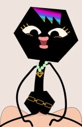 the_amazing_world_of_gumball cartoon_network accurate_art_style artstyle_imitation impstripe hexagon_lady ms._combs female male male/female female/male sex vagina vaginal vaginal_penetration vaginal_sex happy happy_sex smile big_lips multicolored_hair tagme