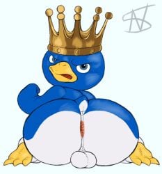 1boy anus ass ass_focus balls big_ass big_butt bubble_ass bubble_butt fat_ass fat_butt king_penguin_(mario_movie) large_ass large_butt male male_only mario_(series) nightsome non-human non-human_only penguin solo solo_male super_mario_bros._(2023_film) thick_ass thick_butt