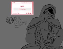 clothed_male forsaken_(roblox) lttm_bbg request roblox roblox_game robloxian self_upload sketch strawpage_request stroking_penis tagme taph_(forsaken)