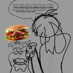 alien burger drawing forsaken_(roblox) ibis_paintx lesbein new_artist