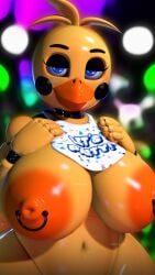 3d 3d_(artwork) 4k five_nights_at_freddy's five_nights_at_freddy's_2 fnaf nipple_piercing rukoqen toy_chica_(fnaf)