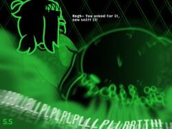 big_ass big_butt bubble bubbles bubbly_fart dialogue fart fart_cloud fart_fetish farting farting_at_viewer laying_down laying_on_floor laying_on_ground leaning_on_elbow looking_at_viewer looking_back onomatopoeia phi_(phisnom) phisnom sci-salandre simple_background slime