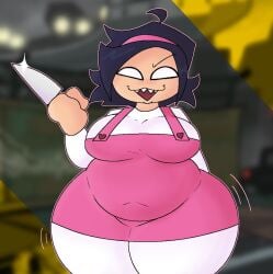 >:3 ass belly big_ass big_belly big_breasts big_thighs breasts chubby chubby_belly chubby_female fat_ass fat_belly fat_butt fat_female fat_thighs fat_woman friday_night_funkin huge_ass huge_butt huge_hips huge_thighs knife nene_(newgrounds) newgrounds overweight sharp_teeth sussydawsy thick thick_ass thick_butt thick_hips thick_thighs thighs wide_hips