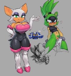 2025 absurd_res afrosoricid anthro armwear bat beamerbruh big_breasts big_ears black_clothing black_crop_top black_shirt black_topwear blue_eyes blush breasts breath clothed clothed_anthro clothed_female clothing crop_top digital_drawing_(artwork) digital_media_(artwork) dog_tags ear_piercing elbow_gloves eulipotyphlan eyelashes eyewear female female_anthro female_on_top fingers front_view full-length_portrait fur genitals gesture glistening_eyelids gloves green_body green_eyes green_fur green_hair grey_background hair hand_gesture hand_on_penis handwear hedgehog hi_res idw_publishing looking_at_viewer male male/female malum_caedo mammal mouth_closed navel navel_outline on_top penetration penile penile_penetration penis penis_in_pussy piercing pointing portrait rouge_the_bat sega shallow_penetration shirt simple_background small_breasts smile sonic_the_hedgehog sonic_the_hedgehog_(comics) sonic_the_hedgehog_(idw) sonic_the_hedgehog_(series) speech_bubble standing sunglasses surge_the_tenrec tail tan_body tan_inner_ear tan_skin tenrec text thick_thighs tight_clothing topwear vaginal_penetration vaginal_penetration vein veiny_penis warhammer_(franchise) warhammer_40000 white_clothing white_gloves white_hair white_handwear