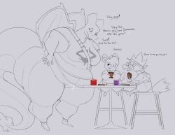 aimbot-jones bbw big_breasts breasts charizard cleavage female furry huge_breasts overweight pokemon pokemon_(species) thick_thighs valentina_(aimbot-jones) wide_hips