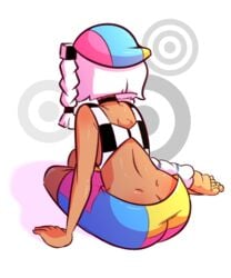 cartoon_network channel-tan dabble dark-skinned_female dark_skin female white_hair