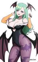1girls 2d 2d_(artwork) 2d_artwork adult adult_female arm_behind_head belly belly_button big_breasts black_fingernails black_leotard black_nail_polish black_nails black_topwear breasts busty busty_female busty_girl cleavage collarbone curvaceous curvaceous_body curvaceous_female curvaceous_figure curvaceous_hips curvy curvy_body curvy_female curvy_figure curvy_hips dayyo_(daydarion/day-chan) digital digital_art digital_drawing digital_drawing_(artwork) digital_media digital_media_(artwork) drawing female female_focus female_only fingernails fingers groin hair_ornament hair_ornaments hand_behind_head hourglass_figure inframammary_fold inguinal_crease inguinal_ligament large_breasts lean_figure legwear leotard long_hair looking_at_viewer mature mature_female midriff morrigan_aensland_(cosplay) nail_polish nails narrow_waist navel open_mouth open_mouth_smile pantyhose parted_bangs parted_lips posing posing_for_the_viewer purple-eyed_female purple_eyes purple_legwear purple_pantyhose purple_tights shoulders simple_background slender_body slender_waist slim_female slim_waist smile smiley_face smiling smiling_at_viewer solo standing thick_thighs thighs tights tongue topwear turquoise-haired_female turquoise_hair upper_body upper_teeth virtual_youtuber vspo! vtuber vtuberfanart white_background wide_hips yakumo_beni youtuber youtuber_girl