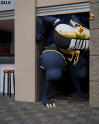 3d 3d_(artwork) alley alleyway_milf_(meme) anthro azure_(greg) between_breasts big_breasts blender blender_(software) blender_cycles booty_shorts breasts breasts_bigger_than_head citrus_(greg) colombia duo furry giantess greg_(artist) heart_symbol hotpants huge_breasts huge_thighs hyper hyper_breasts larger_female looking_at_another male/female massive_breasts medellin,_colombia mini_giantess muscular_male rat sergal size_difference smaller_male thicc thicc_thighs thick_thighs tube_top tubetop voluptuous voluptuous_female