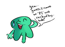 bad_pun bfdi big_penis green_skin nervous