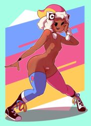 cartoon_network channel-tan dabble dark-skinned_female dark_skin female white_hair