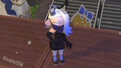shiver_(splatoon) inflation huge_ass big_breasts big_belly belly_expansion ass_expansion wobbling_ass no_sound animated splatoon splatoon_3 splatoon_(series) 1girls shiver_hohojiro shiver_(frostyfest) sizablesfm