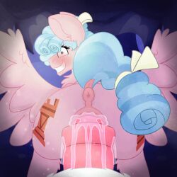 1:1 aged_up animal_genitalia animal_penis animal_vulva animated anus big_butt blue_hair bodily_fluids butt cave cozy_glow_(mlp) dominant dominant_female dominant_feral duo earth_pony equid equine equine_anus equine_genitalia equine_penis equine_vulva euspuche fan_character female feral first_person_view flapping_wings friendship_is_magic genitals grin hair hasbro hi_res horse insane looking_at_viewer male male/female mammal my_little_pony mythological_creature mythological_equine mythology on_bottom on_top pegasus penis pony pupils reverse_cowgirl_position sex small_pupils smile vulva wings