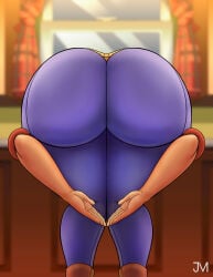 1girls camila_noceda the_owl_house jasonmrcurdy milf mother mature mature_female mature_woman pose posing amen_pose meme meme_reference praise_da_booty_(meme) huge_ass big_ass ass dat_ass ass_up hands_together solo solo_female female female_only alternate_version_available blue_pants pants bottomwear textless textless_version