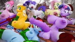 16:9 2025 3d_(artwork) 4k absurd_res animal_genitalia animal_penis anthro anus applejack_(mlp) areola armwear balls big_balls bimbofication biped breasts butt christmas christmas_clothing christmas_decorations christmas_headwear christmas_lights christmas_present clitoris clothed clothing detailed_background digital_media_(artwork) earth_pony equid equine equine_genitalia equine_penis erection eyelashes feathered_wings feathers female flared_penis fluttershy_(mlp) forsaken_(artist) freckles friendship_is_magic futanari futatwi genitals gift glistening glistening_areola glistening_armwear glistening_body glistening_breasts glistening_butt glistening_clothing glistening_face glistening_genitalia glistening_legwear glistening_nipples group gynomorph hair hasbro hat headgear headwear hi_res holidays horn horse legwear looking_back mammal my_little_pony mythological_creature mythological_equine mythology nipple_piercing nipples outside pegasus penis piercing pinkie_pie_(mlp) plant pony pupils rainbow_dash_(mlp) rarity_(mlp) santa's_sleigh santa_hat sitting smile snow thick_thighs thigh_highs three-quarter_view tree twilight_sparkle_(mlp) unicorn vein veiny_penis vulva widescreen winged_unicorn wings
