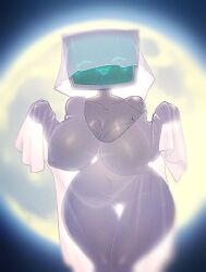 karen_plankton lonlon spongebob_squarepants blanket 1girl big_breasts big_ass massive_breasts massive_ass massive_thighs ghost ghost_costume huge_breasts large_breasts massive_hips massive_boobs massive_butt nipples_visible_through_clothing nipples nipples_covered clanker robot robot_humanoid robot_girl breasts_bigger_than_head nickelodeon :3 <3