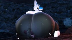 3d 3d_(artwork) animatronic anthro female five_nights_at_freddy's giant_ass hyper hyper_ass larger_female male male/female robot size_difference smaller_male source_filmmaker tyranfox tyranfox_(artist) furry ass duo huge_ass tight_clothing sitting_on_person sitting facesitting sweat sweaty_body breasts