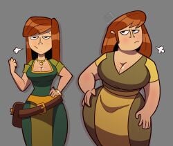 clash_of_clans clash_(series) villager_(clash_of_clans) 2d 2d_(artwork) artist_request 2girls female female_only female_focus cleavage cleavage_window bored bored_expression clothed clothed_female clothing duo duo_focus duo_female clash_a_rama chubby chubby_female petite petite_female petite_body breasts large_breasts light_skin light-skinned_female